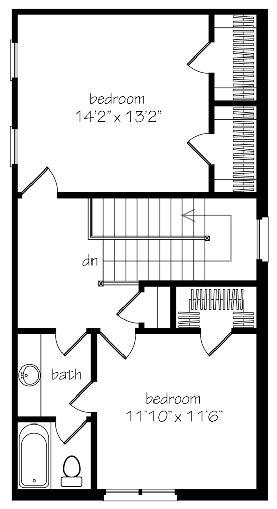 Mabry Cottage Upper Floor