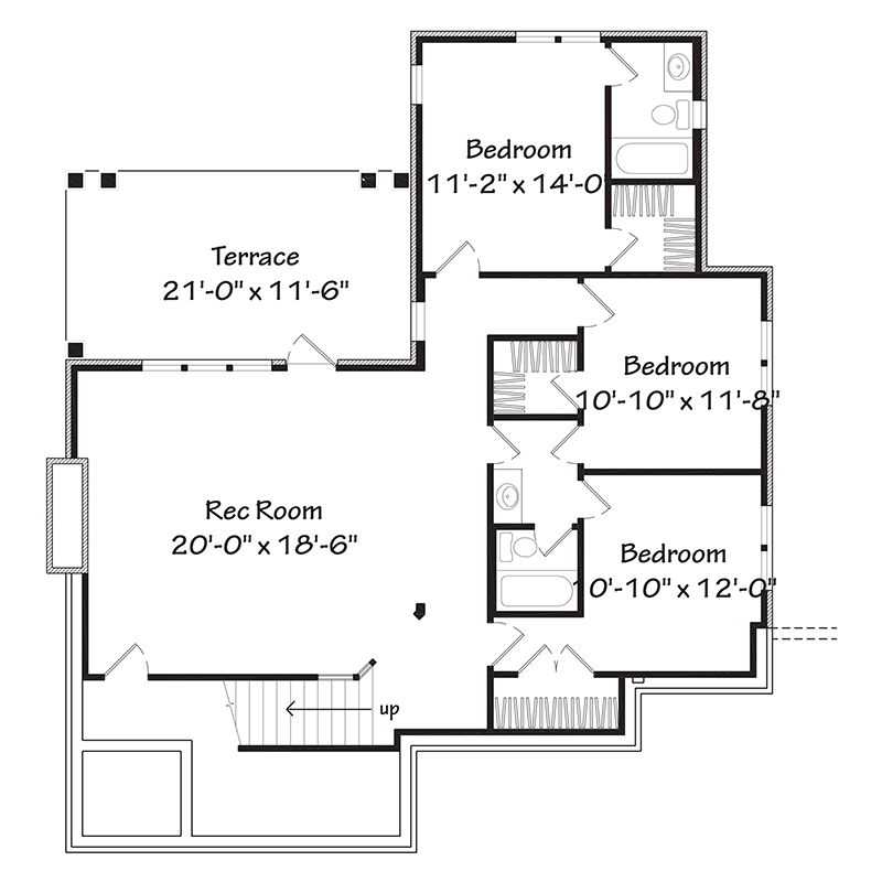 Bucktail Lodge Lower Floor