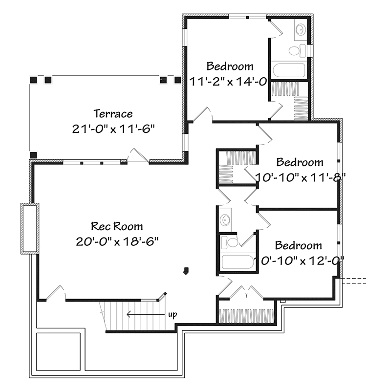 Bucktail Lodge Lower Floor