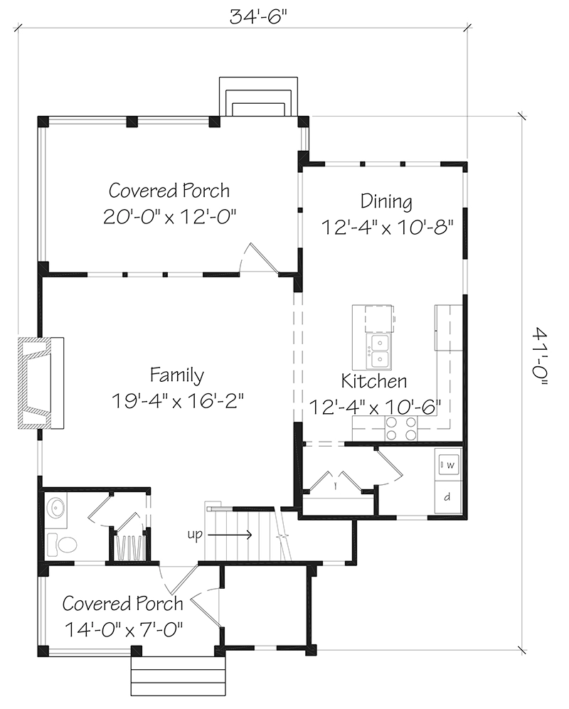 Striper's Cottage Main Floor