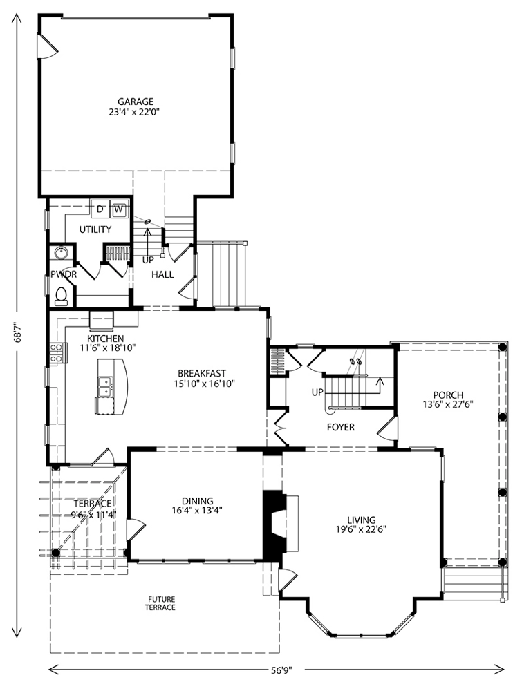 Bedford Cottage Main Floor