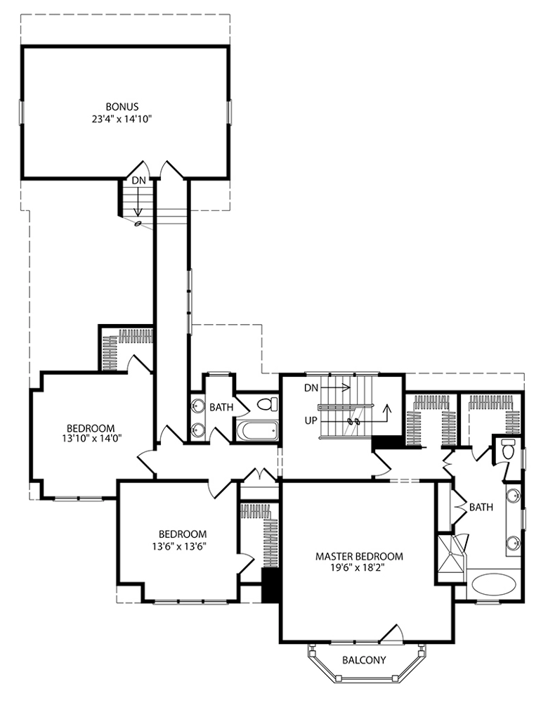 Bedford Cottage Upper Floor