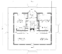 Georgian-Style Cottage Main Floor