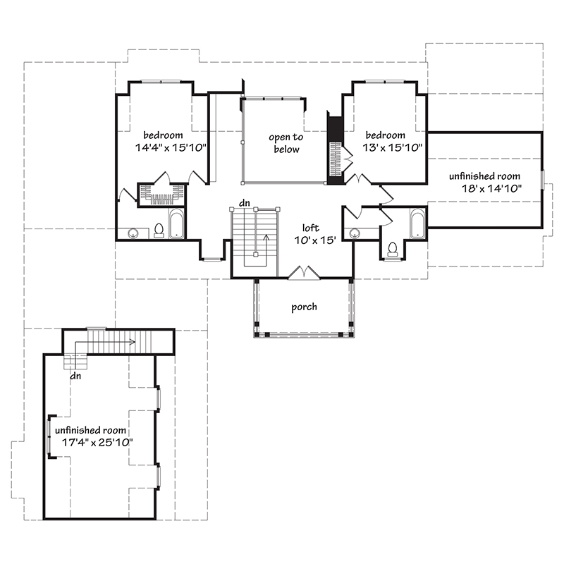 Kousa Creek Upper Floor