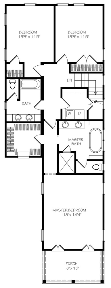2007 Cottage Living Idea House Upper Floor