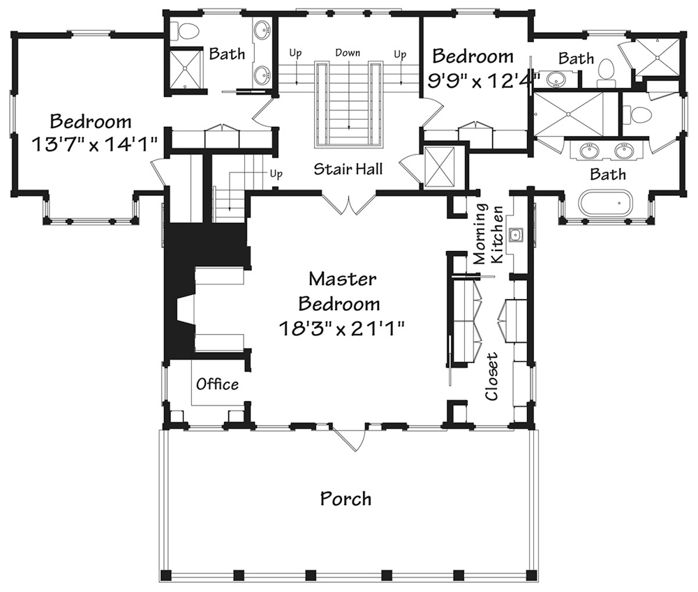Captains Watch House Plan | Southern Living House Plans
