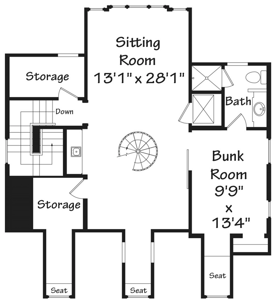Captains Watch House Plan | Southern Living House Plans