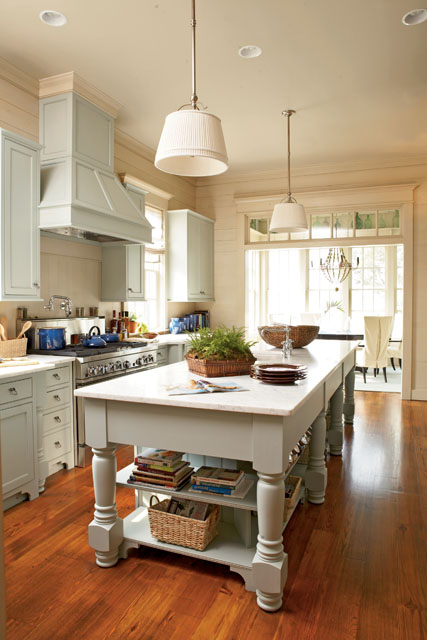 Captain's Watch Photo Kitchen Island