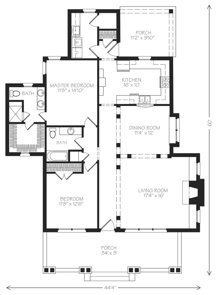 Craftsman Bungalow Main Floor