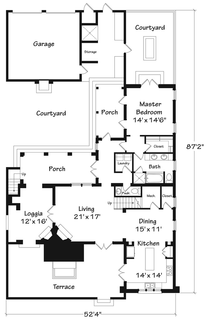 Island Villa Main Floor