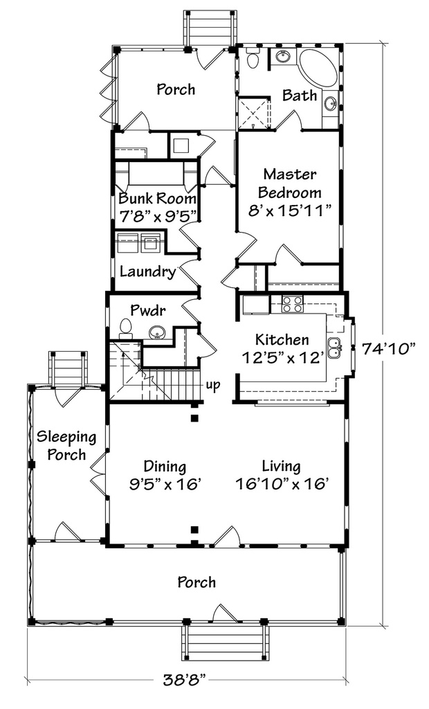 Pine Island Retreat Main Floor