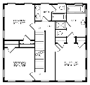 Center Hall Cottage Upper Floor