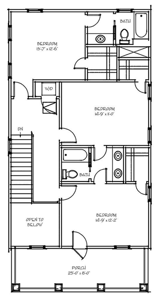 The Brevard I Upper Floor