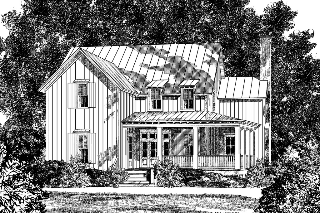 Mama Crovatt's House Front Rendering