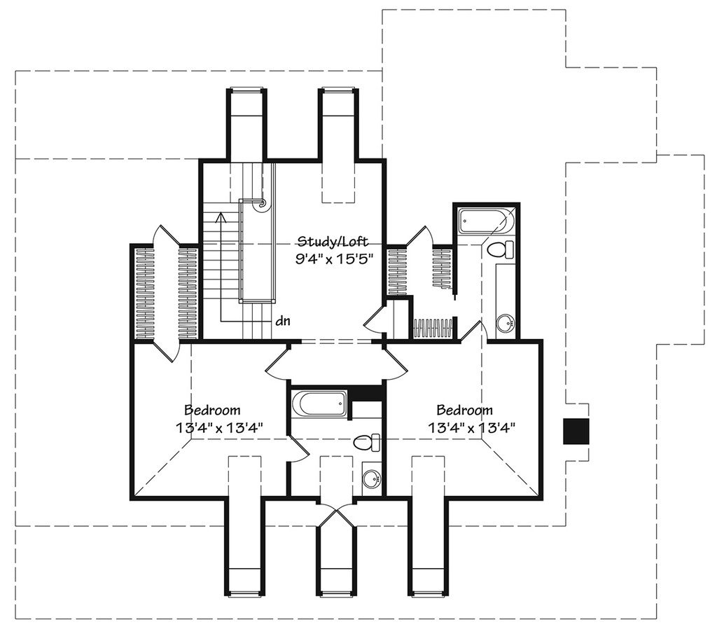 Lafayette Parish House Upper Floor