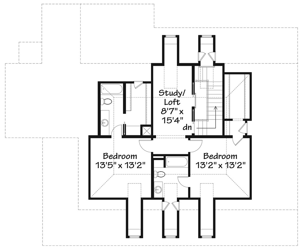 New Lafayette Parish House Upper Floor