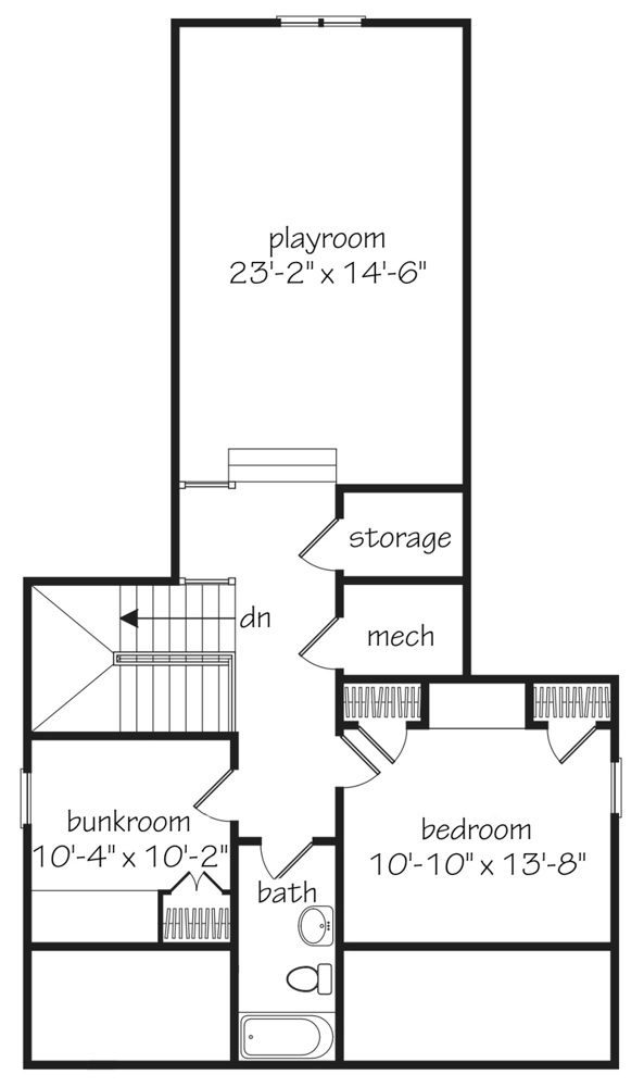 Cove Cottage Upper Floor