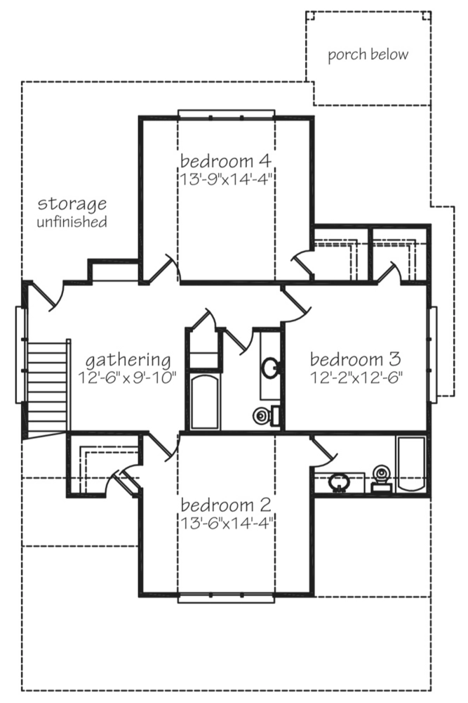 Aberdeen Cottage Upper Floor