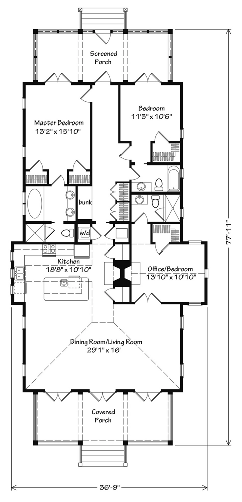 Seaward Cottage Main Floor