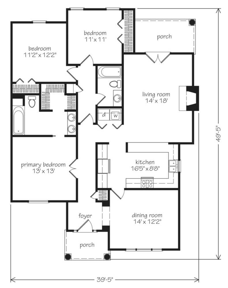 Garrison Cottage Main Floor