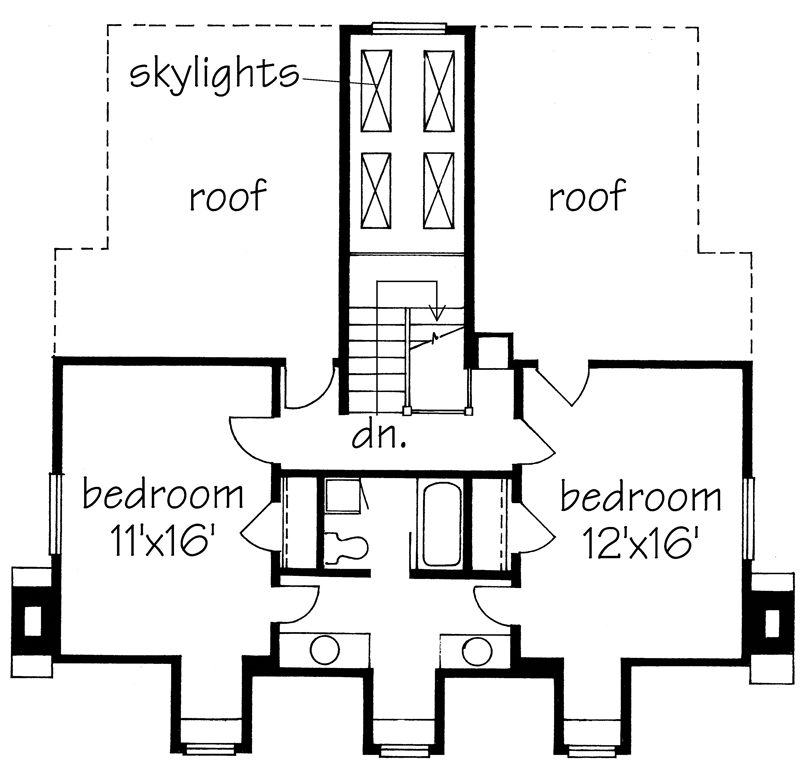 Four Porches House Upper Floor