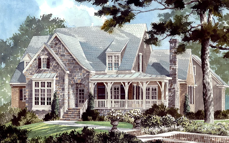 Elberton Way Front Color Rendering