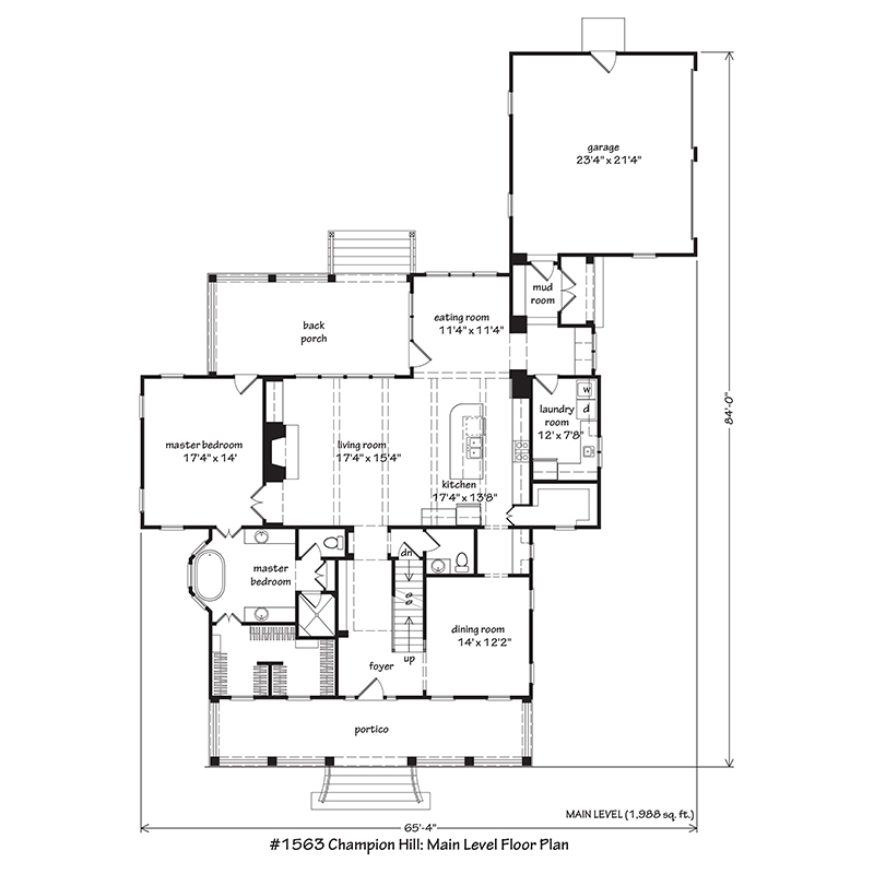 Champion Hill House Plan | Southern Living House Plans