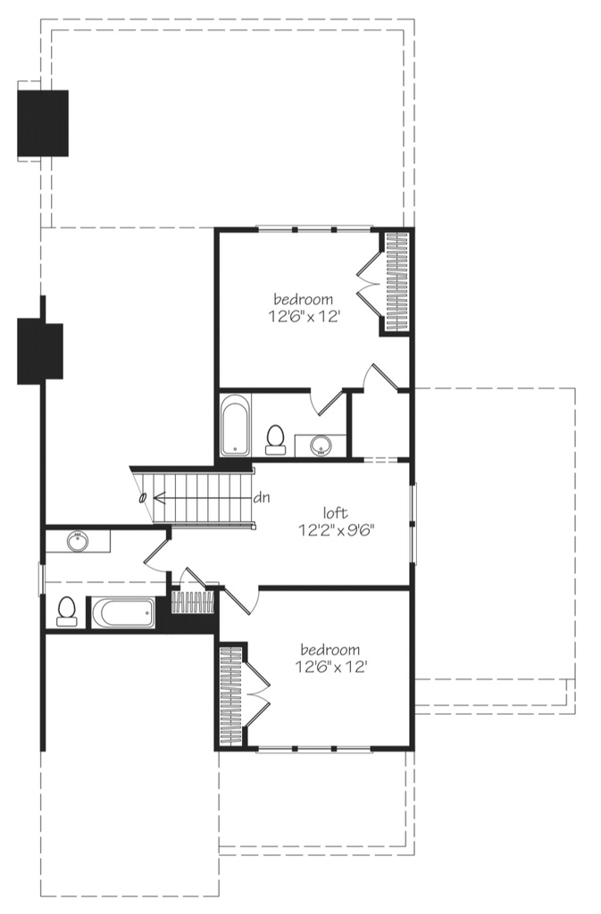 Mountainside Retreat Upper Floor