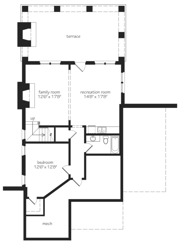 Mountainside Retreat Lower Floor