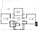 Center-Gable Cottage Upper Floor