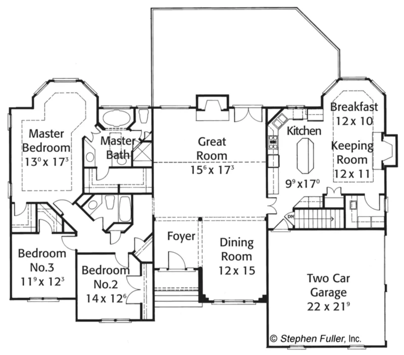 Davenport Cottage Main Floor