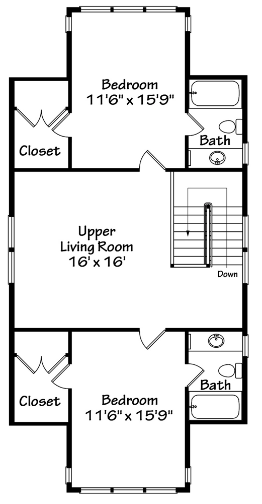 Barrier Island Getaway Upper Floor