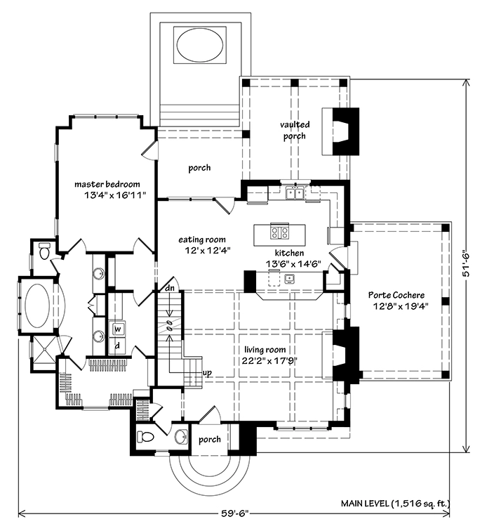 Honeymoon Cottage Main Floor