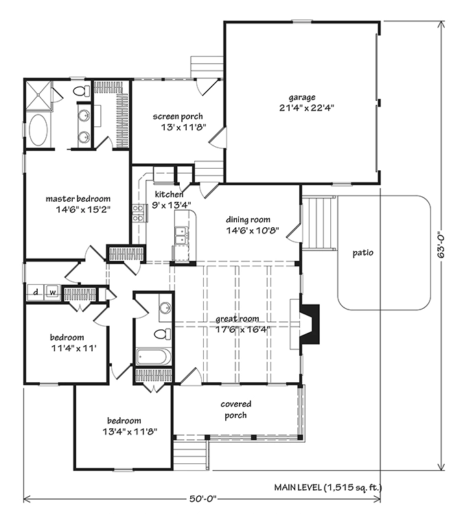 Farris Cottage Main Floor