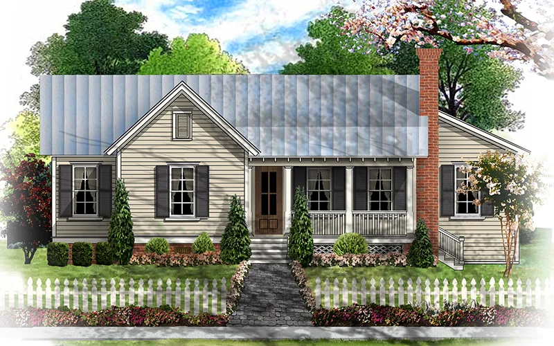Farris Cottage Color Rendering Front