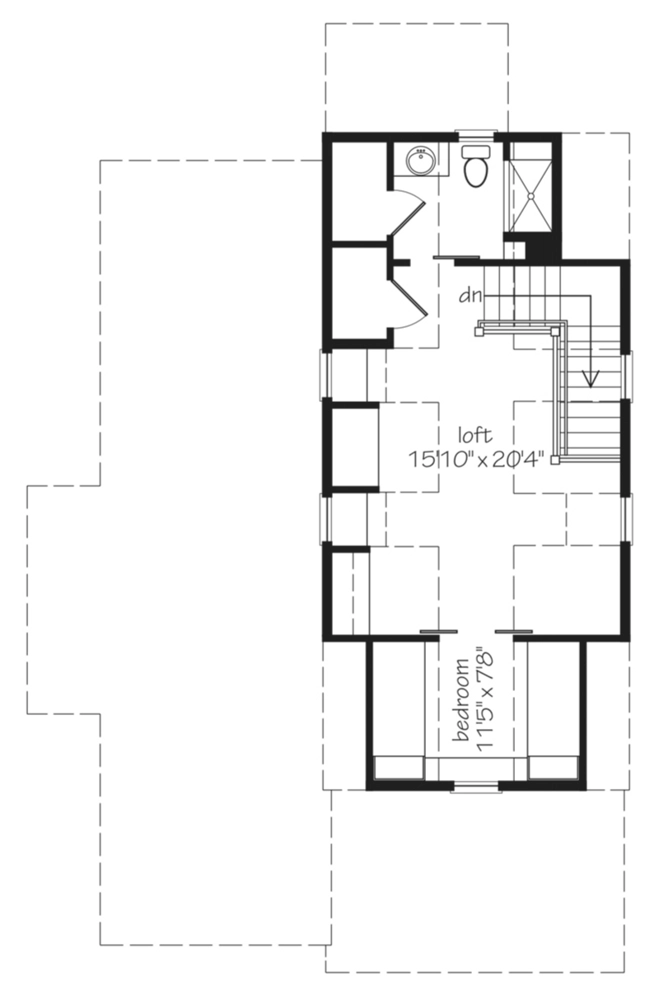 Carolina Jessamine Cottage Upper Floor