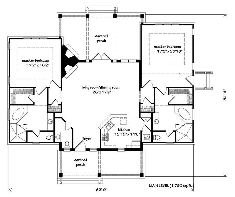 The Cottonwood Main Floor