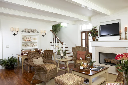 Sugarberry Cottage Photo Living Room toward Staircase
