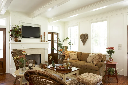 Sugarberry Cottage Photo Living Room Fireplace