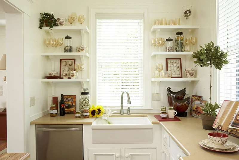 Sugarberry Cottage Photo Kitchen facing Front of House