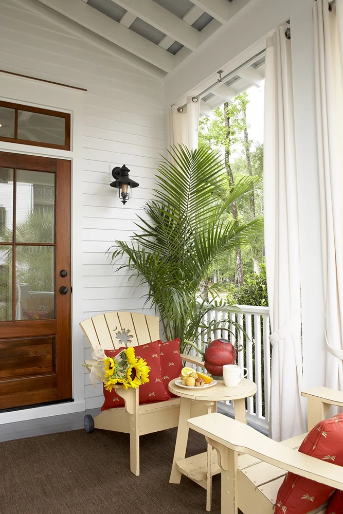 Sugarberry Cottage Photo Side Porch