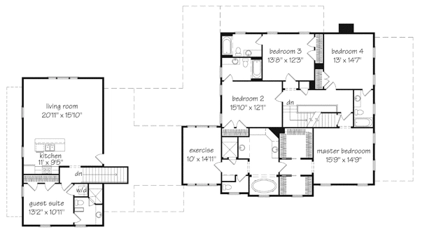 Colonial Chase Upper Floor