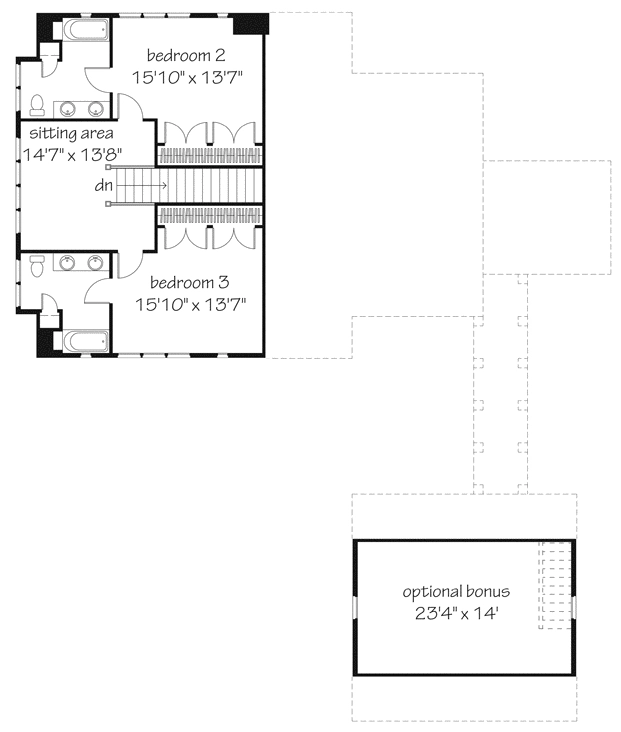 Brookside Cottage Upper Floor