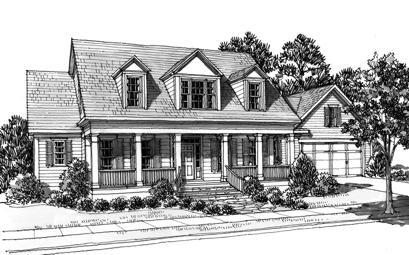 Seven Pines Front Rendering