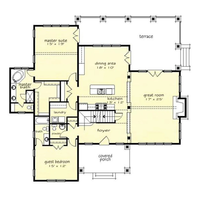 Timberline Cottage Main Floor