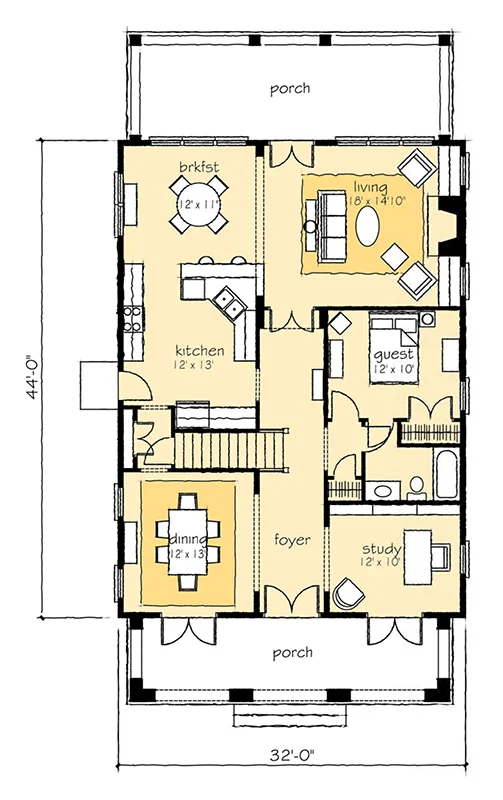 Elan Cottage Main Floor
