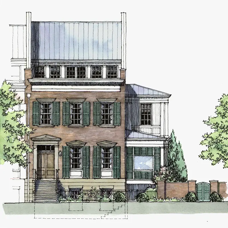 Abercorn Place Color Rendering Front