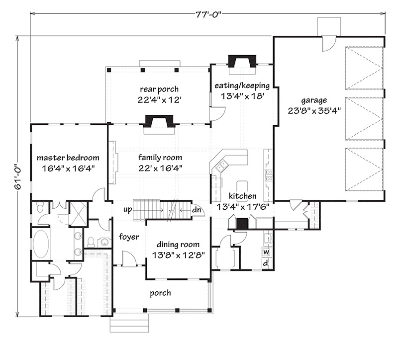 Parrott's Cottage Main Floor