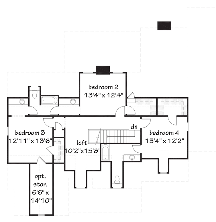 Parrott's Cottage Upper Floor