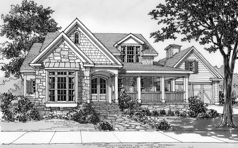 Stone Creek Front Rendering